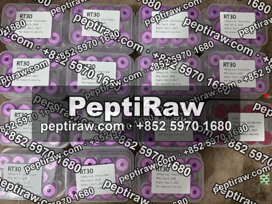 Kits with printed lot labels on the packing bench